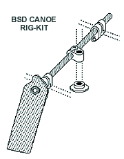 diagram of the BSD Canoe Rudder